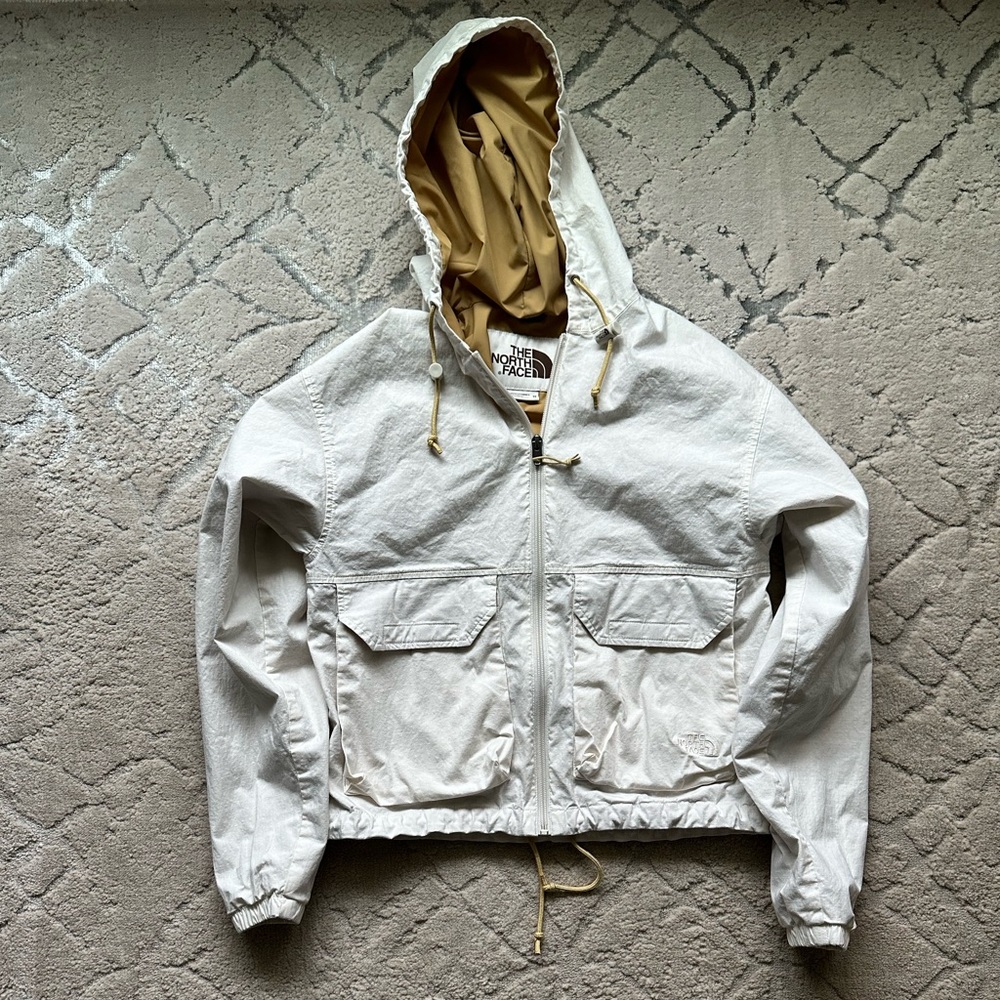 The North Face Women’s White Zip Up Jacket